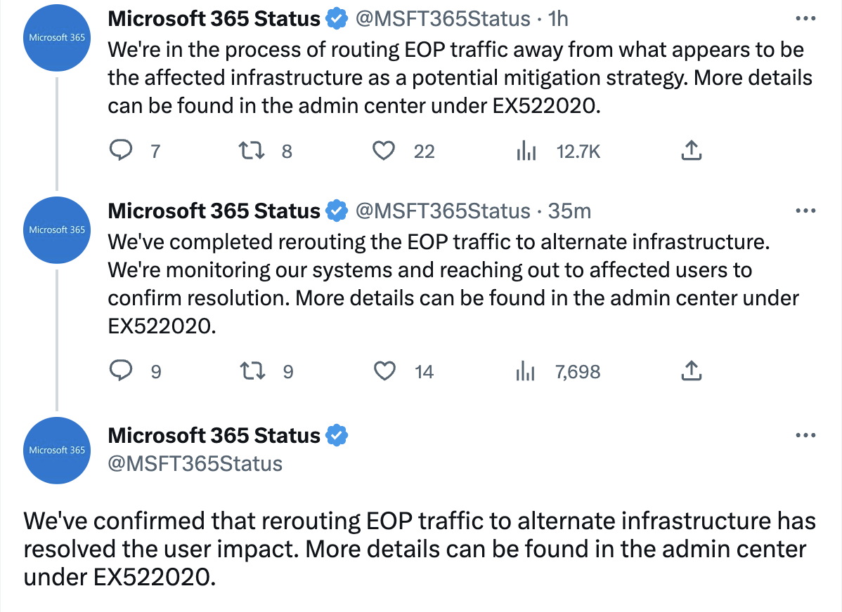 Microsoft Exchange Online outage blocks access to mailboxes worldwide